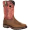 Georgia Boot Carbo-Tec, Men's Waterproof Western Work Boot, SPR Leather, 11 in Height, Brown and Red GB00221 - alternate 1